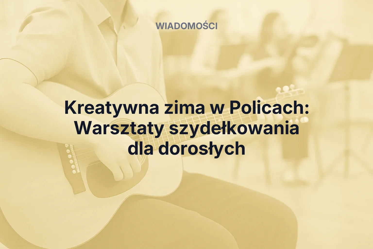 Miniatura: Kreatywna zima w Policach: Warsztaty szydełkowania dla dorosłych