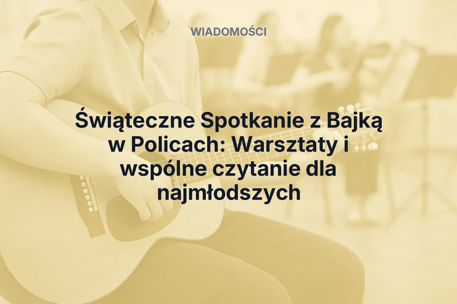 Miniatura: Świąteczne Spotkanie z Bajką w Policach: Warsztaty i wspólne czytanie dla najmłodszych