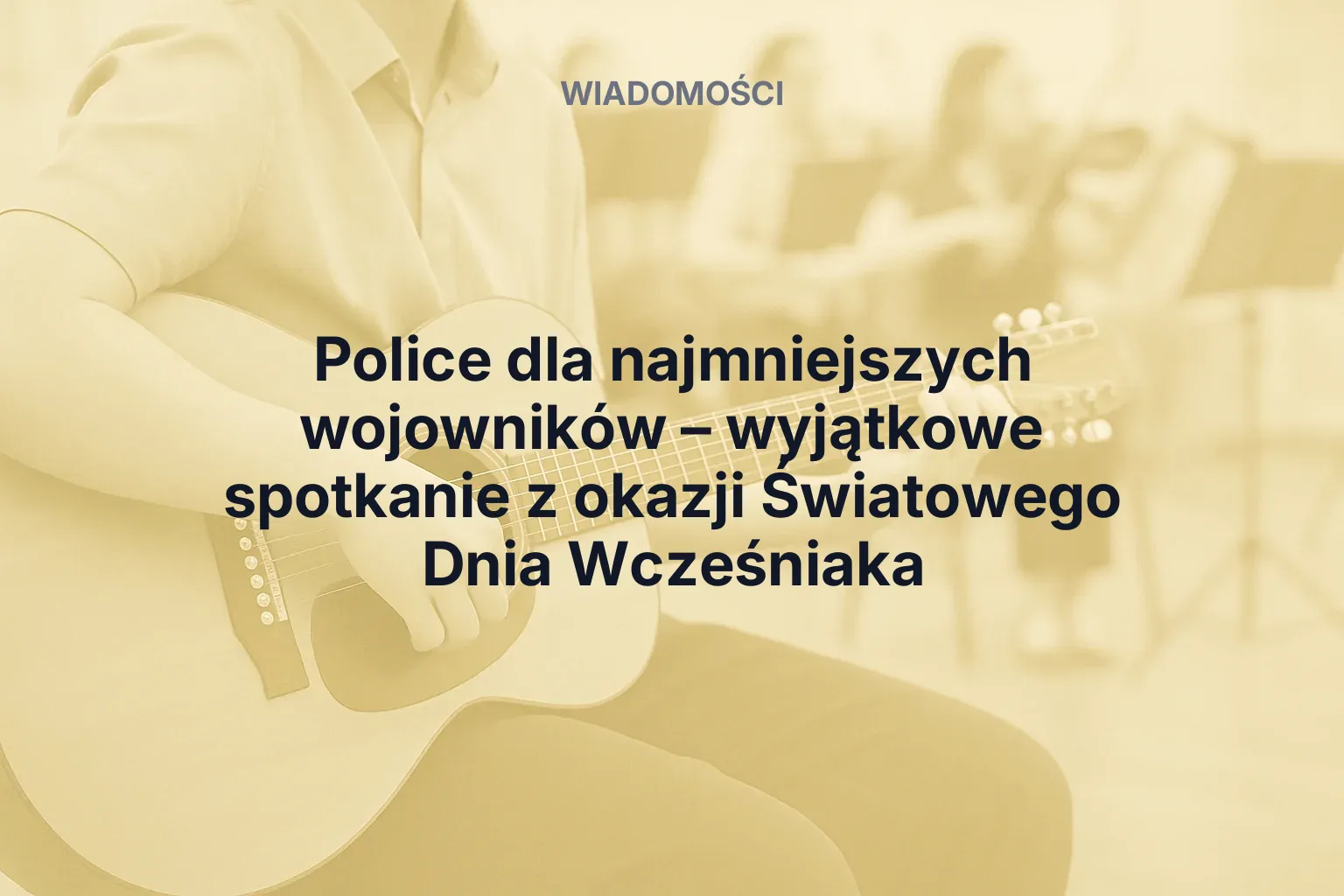 Miniatura: Police dla najmniejszych wojowników – wyjątkowe spotkanie z okazji Światowego Dnia Wcześniaka