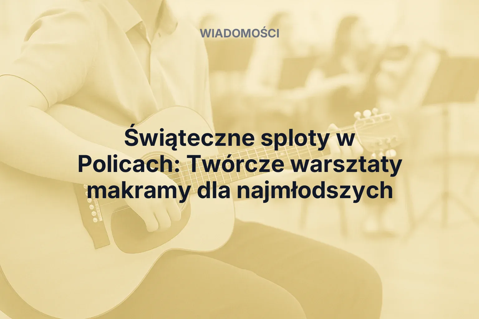 Miniatura: Świąteczne sploty w Policach: Twórcze warsztaty makramy dla najmłodszych