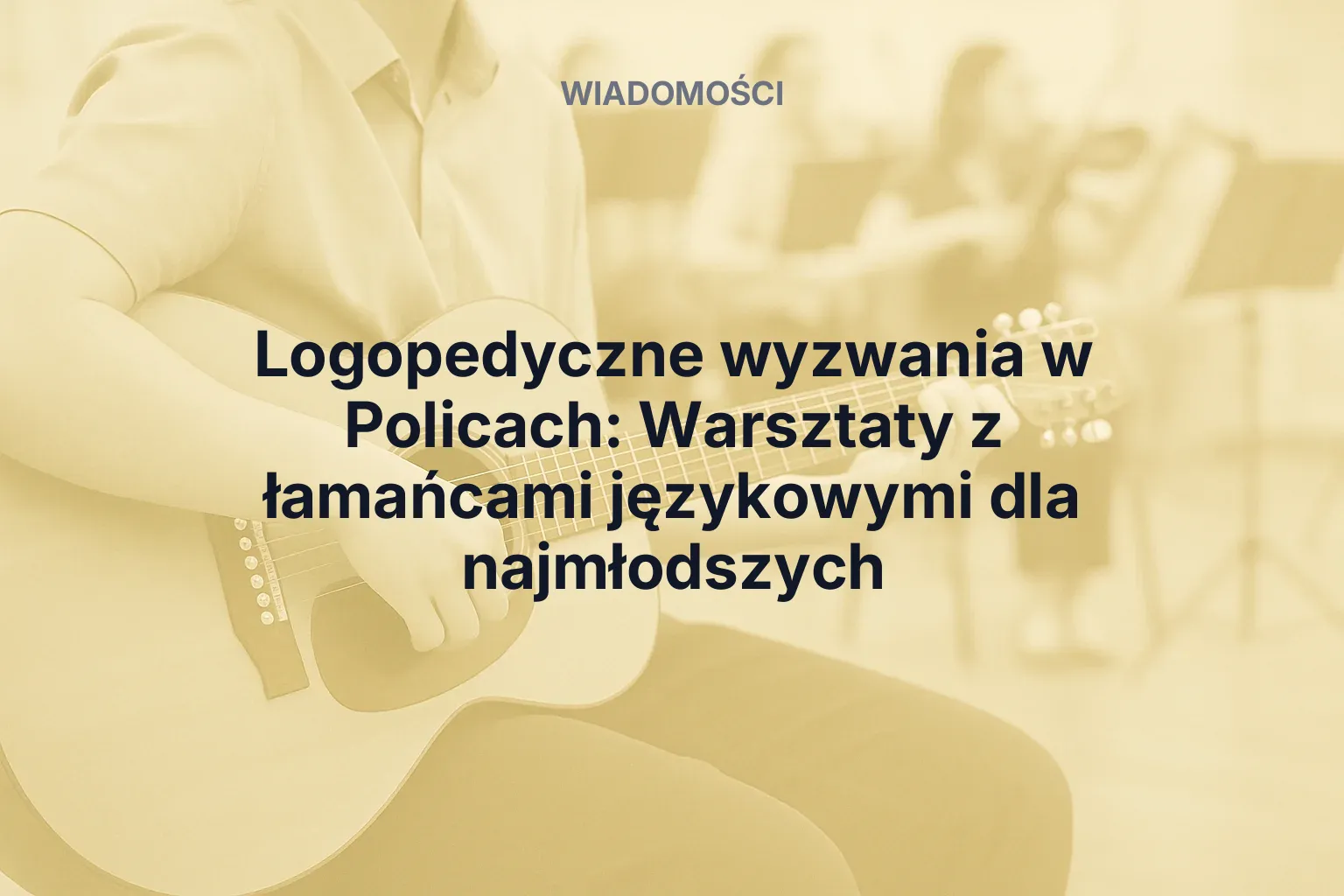 Miniatura: Logopedyczne wyzwania w Policach: Warsztaty z łamańcami językowymi dla najmłodszych