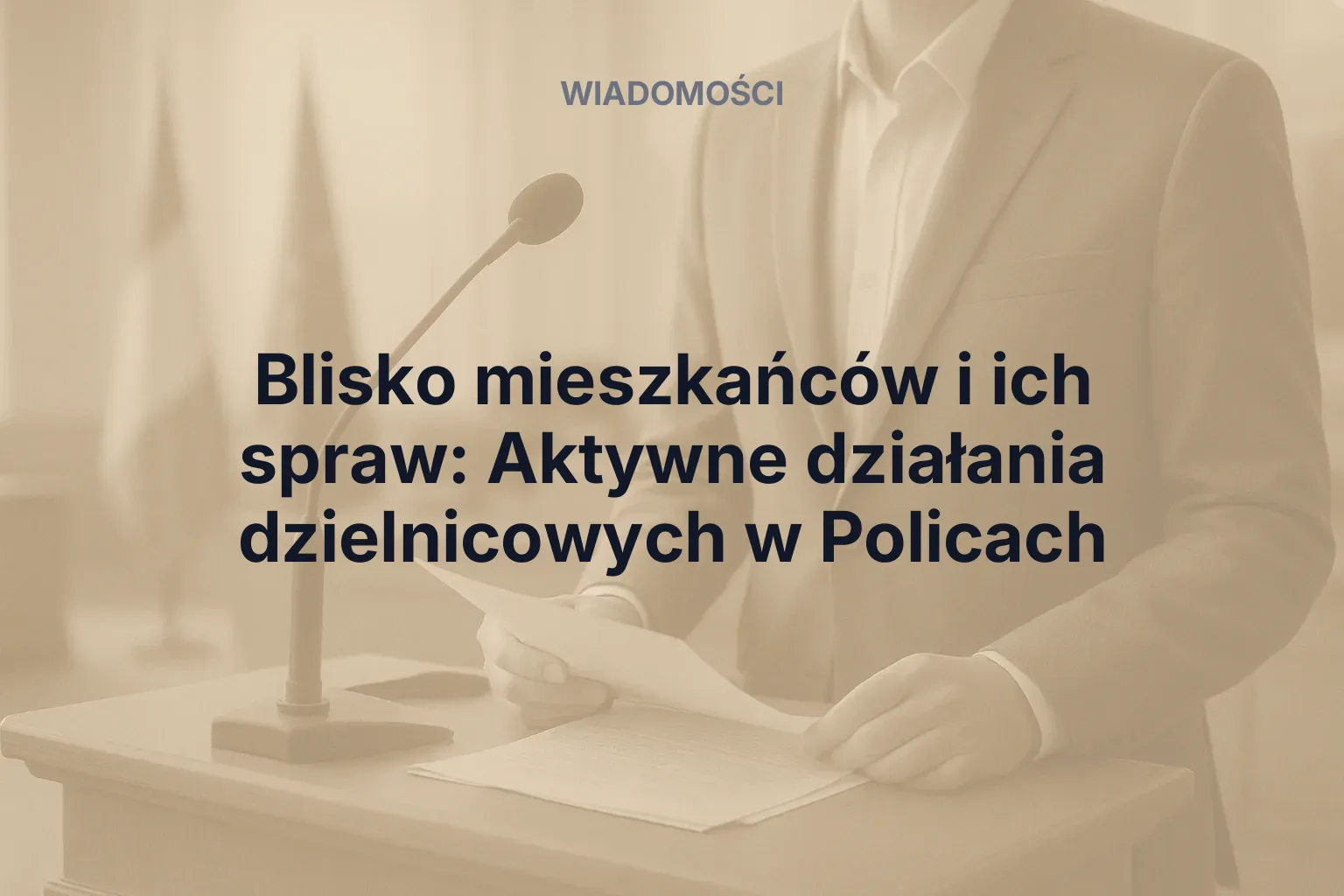 Miniatura: Blisko mieszkańców i ich spraw: Aktywne działania dzielnicowych w Policach